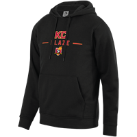 **Fan Wear** Augusta 60/40 Fleece Hoodie - BLACK