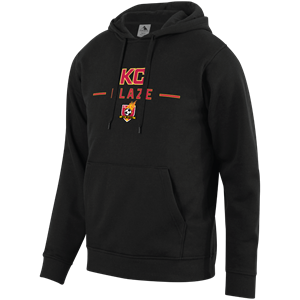 **Fan Wear** Augusta 60/40 Fleece Hoodie - BLACK Image