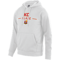 **Fan Wear** Augusta 60/40 Fleece Hoodie - WHITE