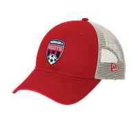 New Era® 9TWENTY® Unstructured Mesh Snapback Cap - RED/STONE