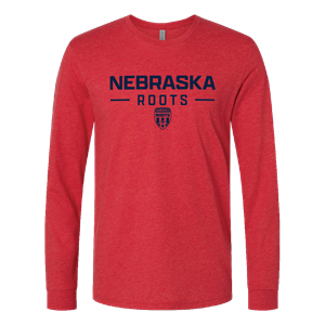 **Fan Wear** Next Level Long Sleeve - RED Image