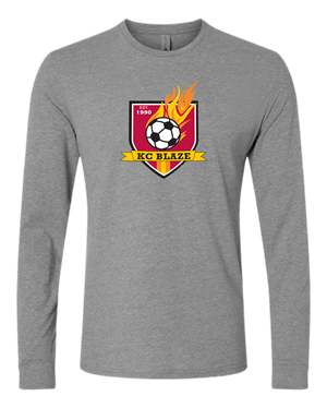 **Fan Wear** Next Level Long Sleeve - HEATHER GREY Image