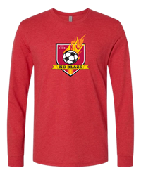 **Fan Wear** Next Level Long Sleeve - RED