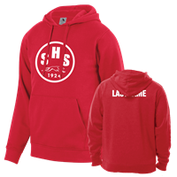 Augusta 60/40 Fleece Hood - Red