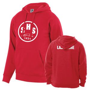 Augusta 60/40 Fleece Hood - Red Image