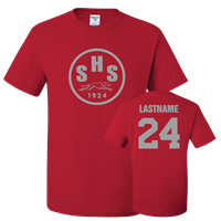 JERZEES Dri-Power 50/50 S/S Tee - Red