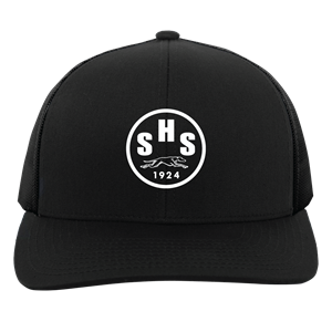 Pacific Headwear Mesh Trucker Snapback Hat - Black Image