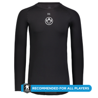 Russell CoolCore Long Sleeve Compression Tee - Black
