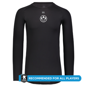 Russell CoolCore Long Sleeve Compression Tee - Black Image